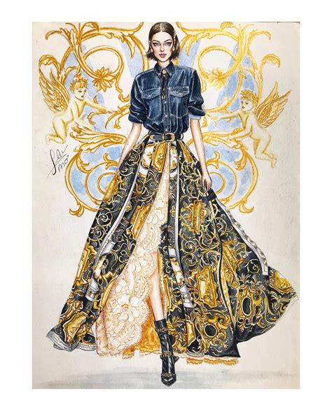 versace 2013 fashion show|versace fashion sketches.